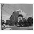 Exterior of Holy Blossom Synagogue on Bathurst St. ca. 1956.  Ontario Jewish Archives, Blankenstein Family Heritage Centre, item 932.|